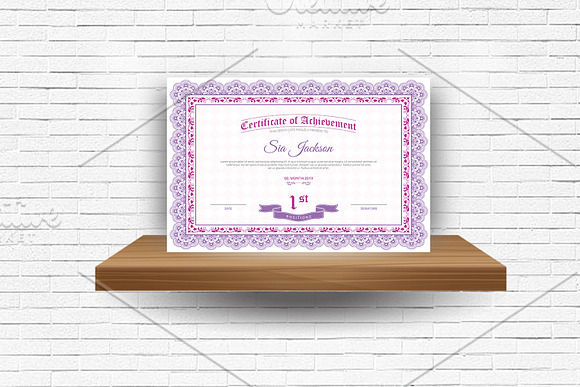 Certificate V15 in Stationery Templates - product preview 1