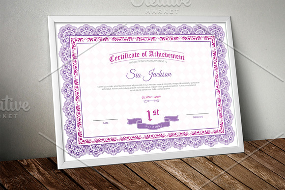 Certificate V15 in Stationery Templates - product preview 2