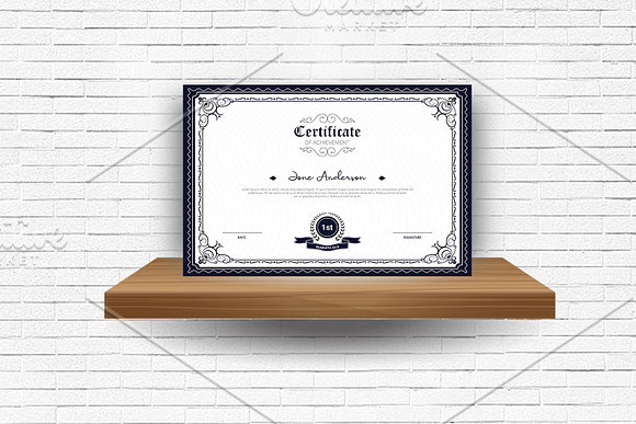 Multipurpose Certificate V16 in Stationery Templates - product preview 2