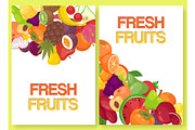 Fruit fresh for farm market set of