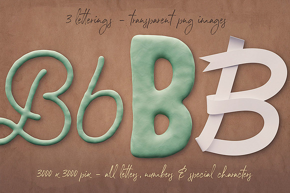9 Creative 3D Lettering Sets in Graphics - product preview 38