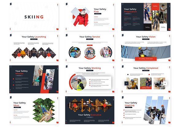 Skiing - Keynote Template in Keynote Templates - product preview 1