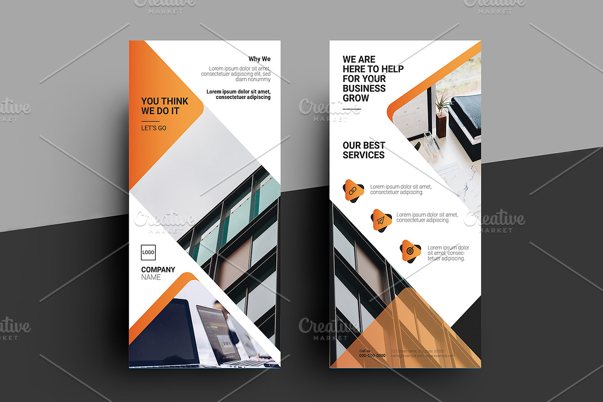 Business Rack Card V12 in Flyer Templates - product preview 8
