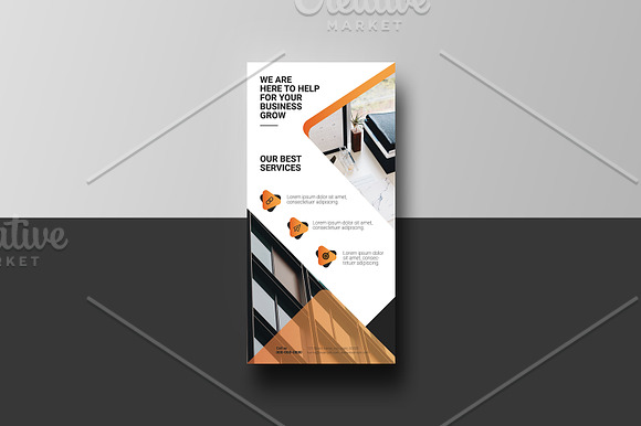 Business Rack Card V12 in Flyer Templates - product preview 1
