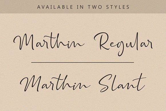 Marthin - Script Font in Script Fonts - product preview 10