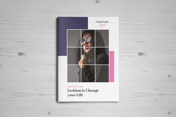 Modern Fashion 16 Page Brochure in Brochure Templates - product preview 2