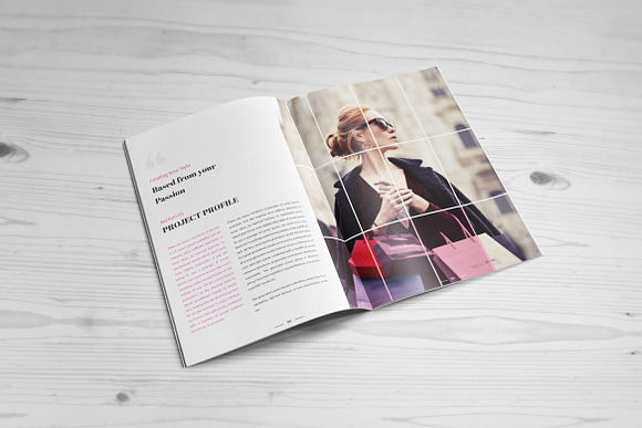 Modern Fashion 16 Page Brochure in Brochure Templates - product preview 4