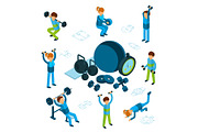 Isometric vector sport or fitness