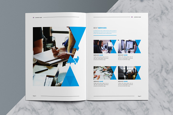 Abstract Corporate Brochure in Brochure Templates - product preview 5