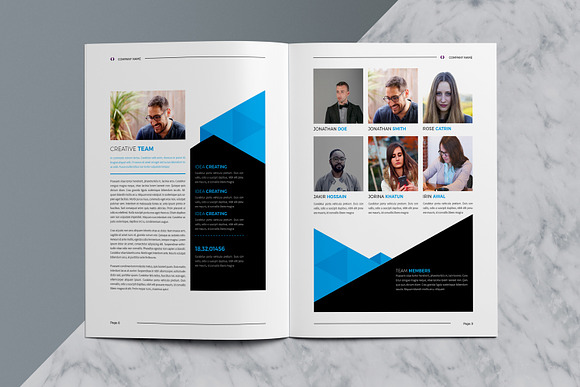 Abstract Corporate Brochure in Brochure Templates - product preview 6
