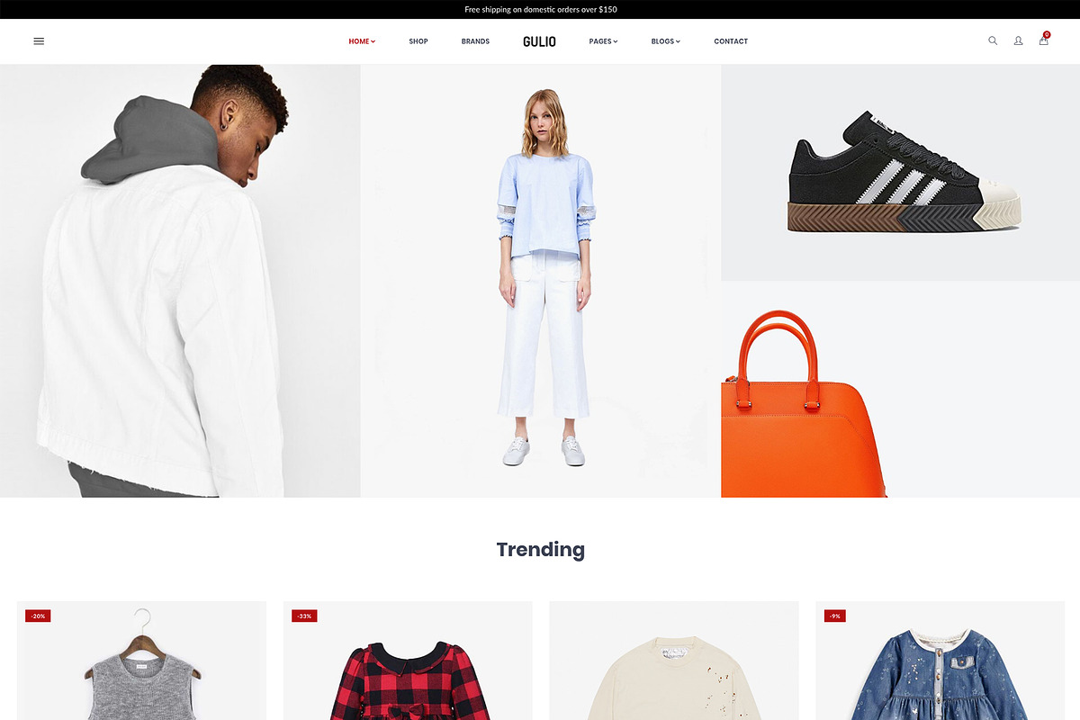 Gulio - Minimal WooCommerce Theme in WordPress Commerce Themes - product preview 8