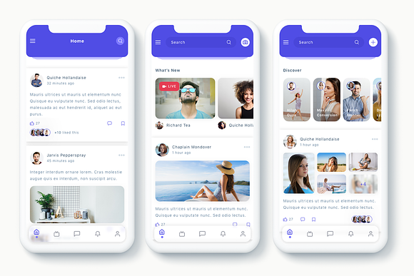 Susen - Social Network App UI Kit in App Templates - product preview 2