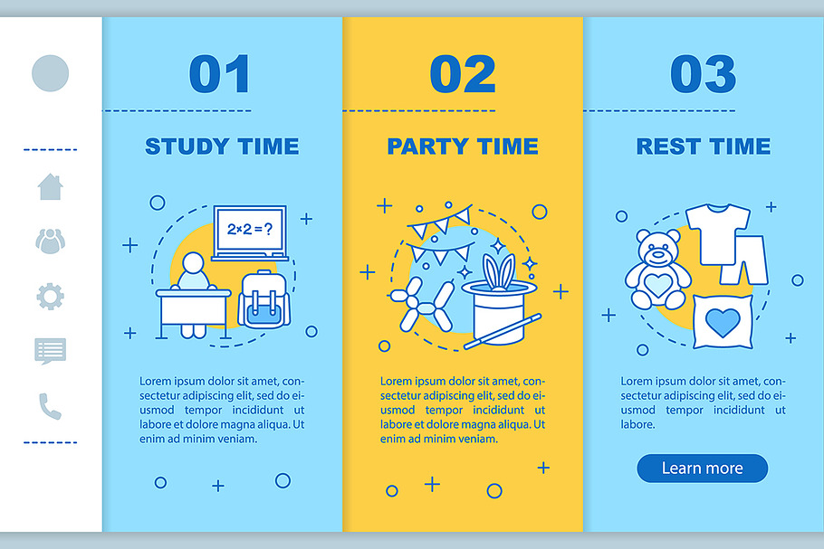 Time management mobile web pages in App Templates - product preview 8