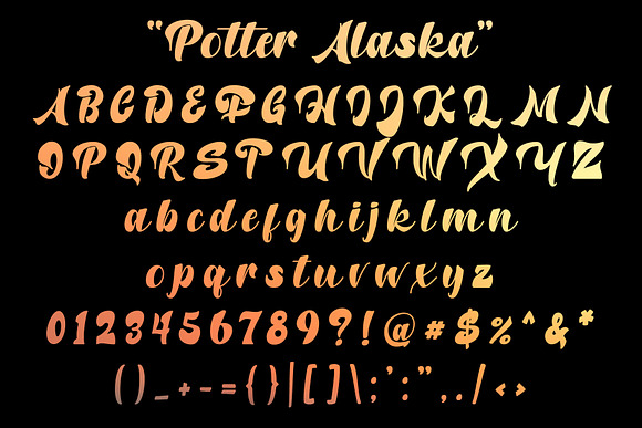 Potter Alaska in Blackletter Fonts - product preview 4