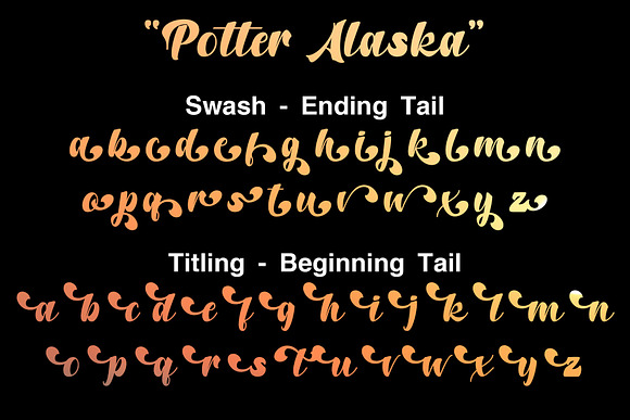 Potter Alaska in Blackletter Fonts - product preview 6