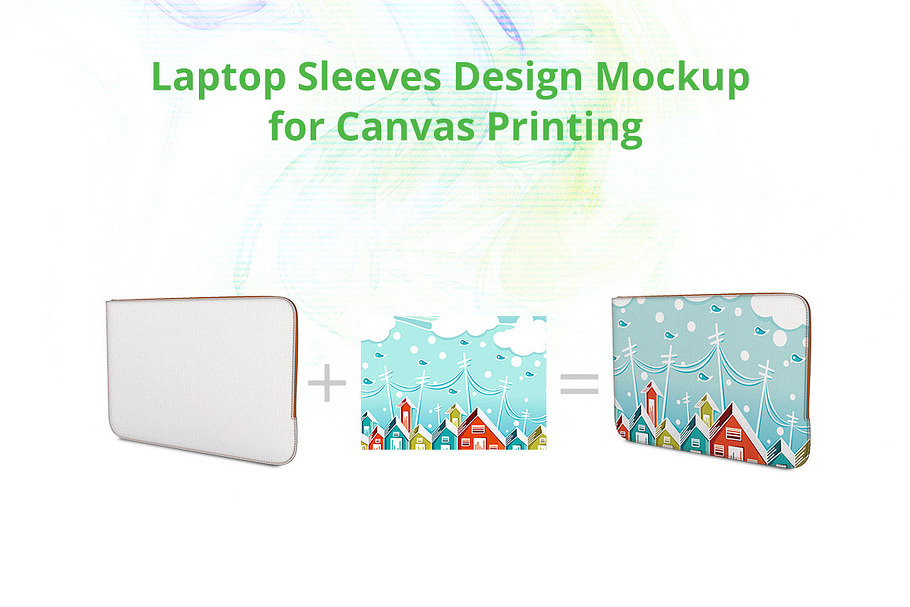Laptop Sleeves Bag Design Mockup in Product Mockups - product preview 8