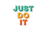 Just do it motivational poster