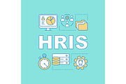 HRIS word concepts banner