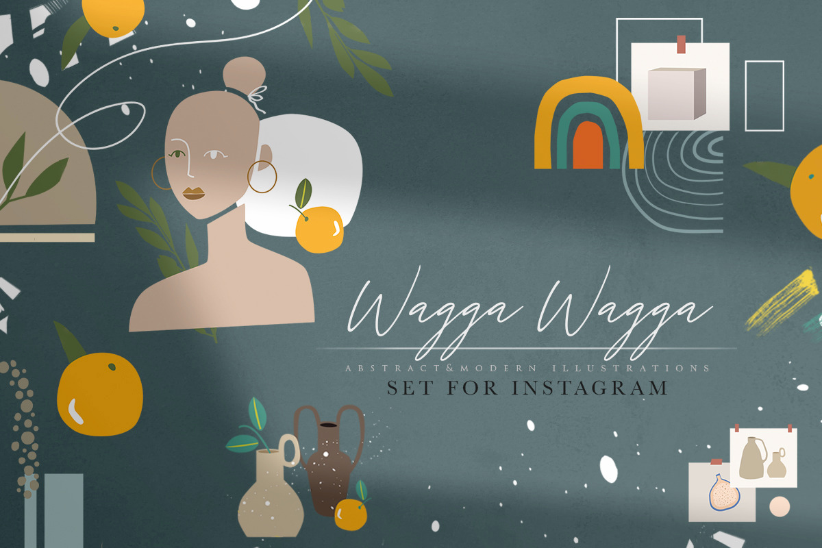 Wagga Wagga Insta Collection in Illustrations - product preview 8