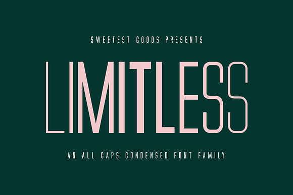 Limitless - Condensed Font Family in Display Fonts - product preview 15