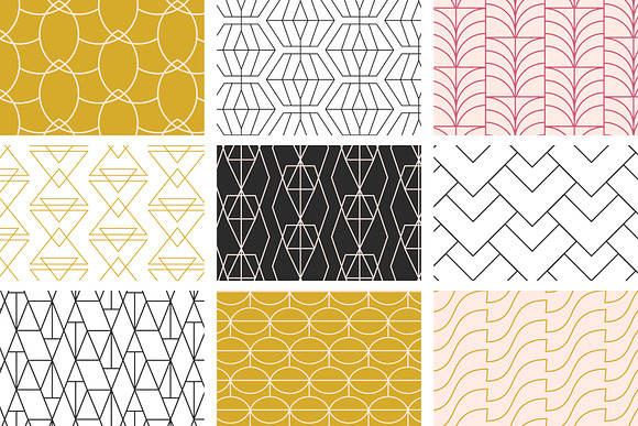 46 Elegant Geometric Lines Patterns in Patterns - product preview 10