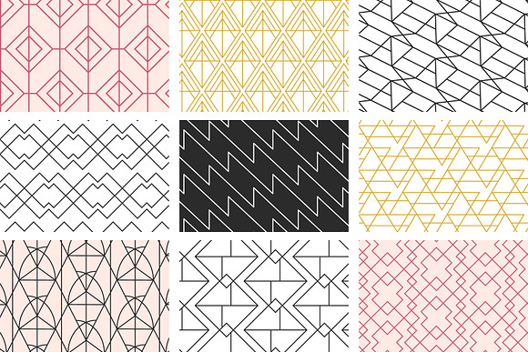 46 Elegant Geometric Lines Patterns in Patterns - product preview 12