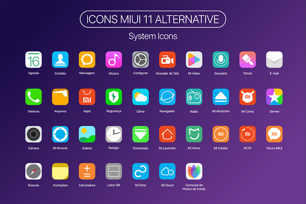 System Icons MIUI 11 Alternative