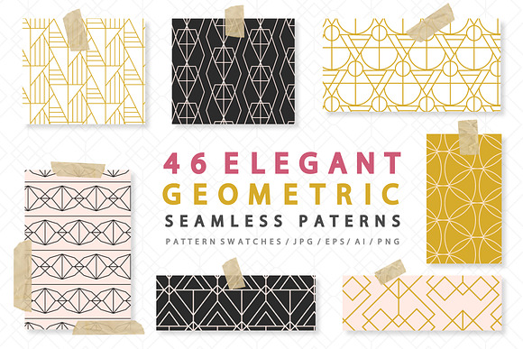 46 Elegant Geometric Lines Patterns in Patterns - product preview 16