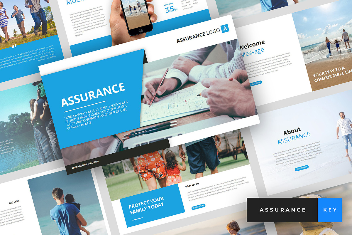 Assurance - Insurance Keynote in Keynote Templates - product preview 8