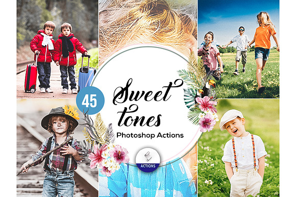 45 Sweet Tones Photoshop Actions in Add-Ons - product preview 5