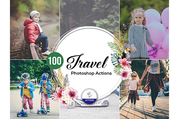 100 Travel Photoshop Actions Vol2 in Add-Ons - product preview 5