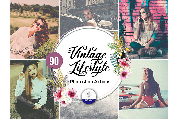100 Vintage Photoshop Actions in Add-Ons - product preview 5