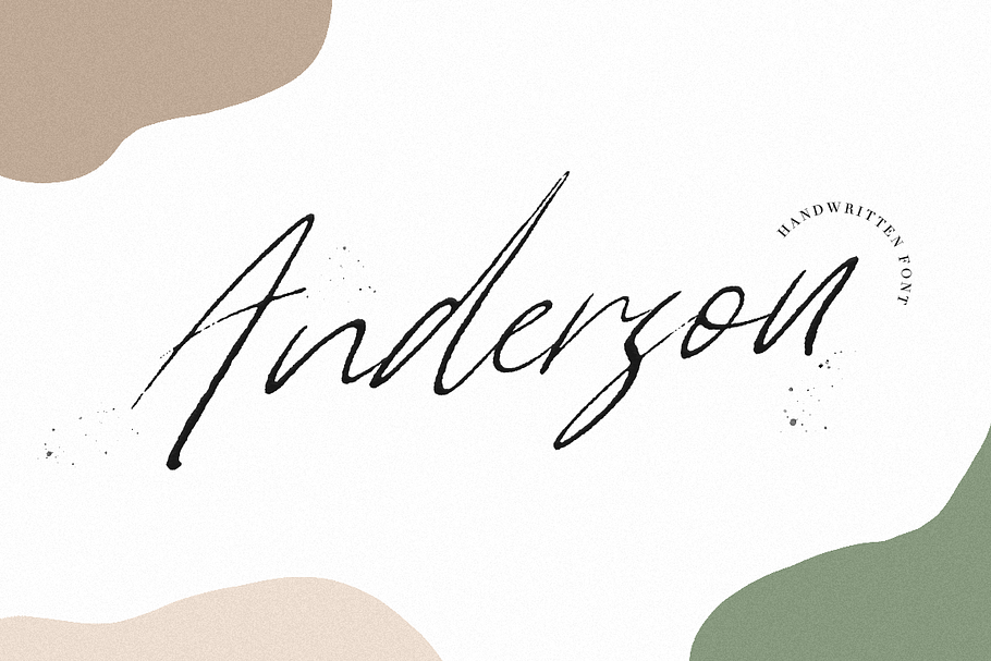 Anderson in Script Fonts - product preview 8