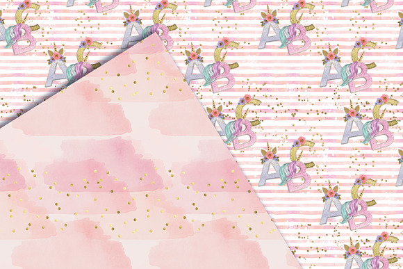 Unicorn Seamless Pattern in Patterns - product preview 1