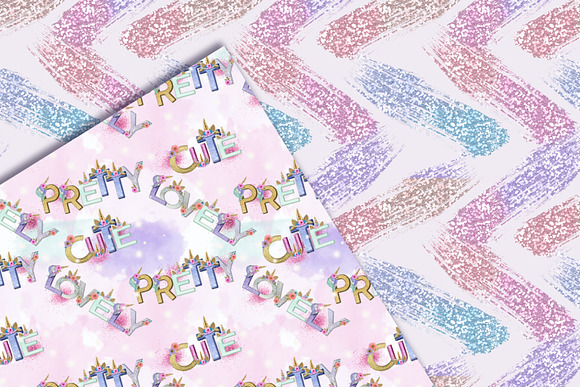 Unicorn Seamless Pattern in Patterns - product preview 2