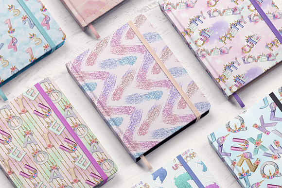 Unicorn Seamless Pattern in Patterns - product preview 6