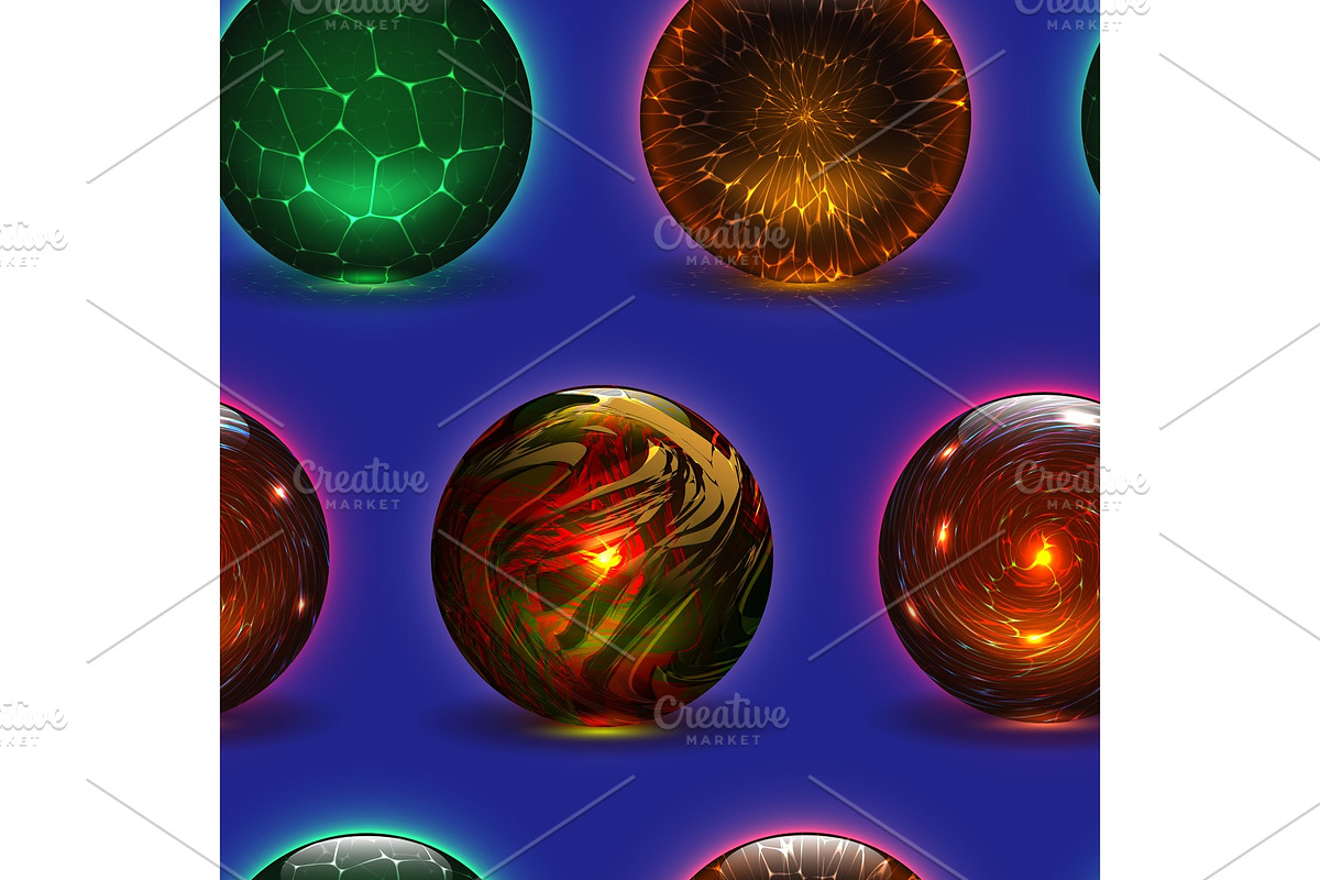 Magic ball vector magical crystal in Objects - product preview 8