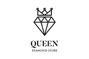 queen diamond logo