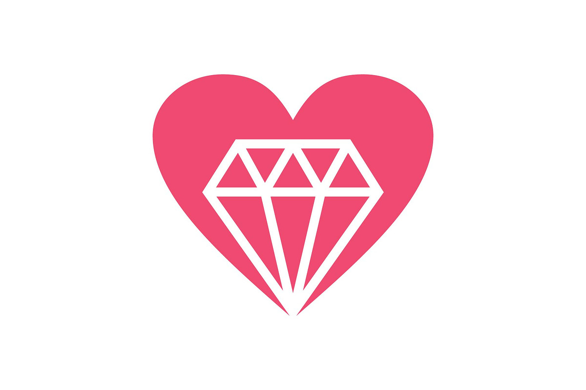 love diamond logo in Logo Templates - product preview 8
