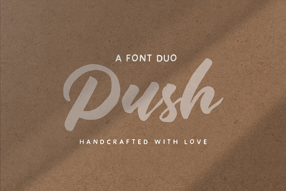 Push Font Duo in Script Fonts - product preview 8