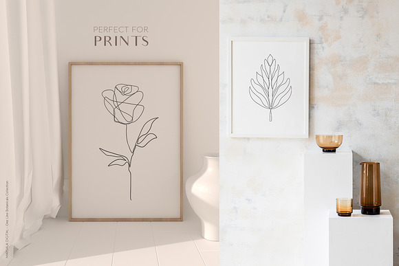 One Line Botanical Drawings in Illustrations - product preview 8