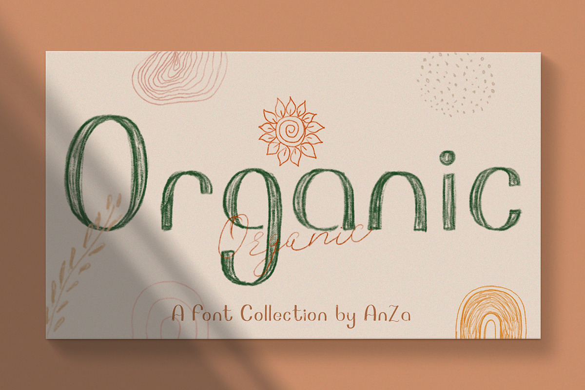 Organic font collection in Sans-Serif Fonts - product preview 8
