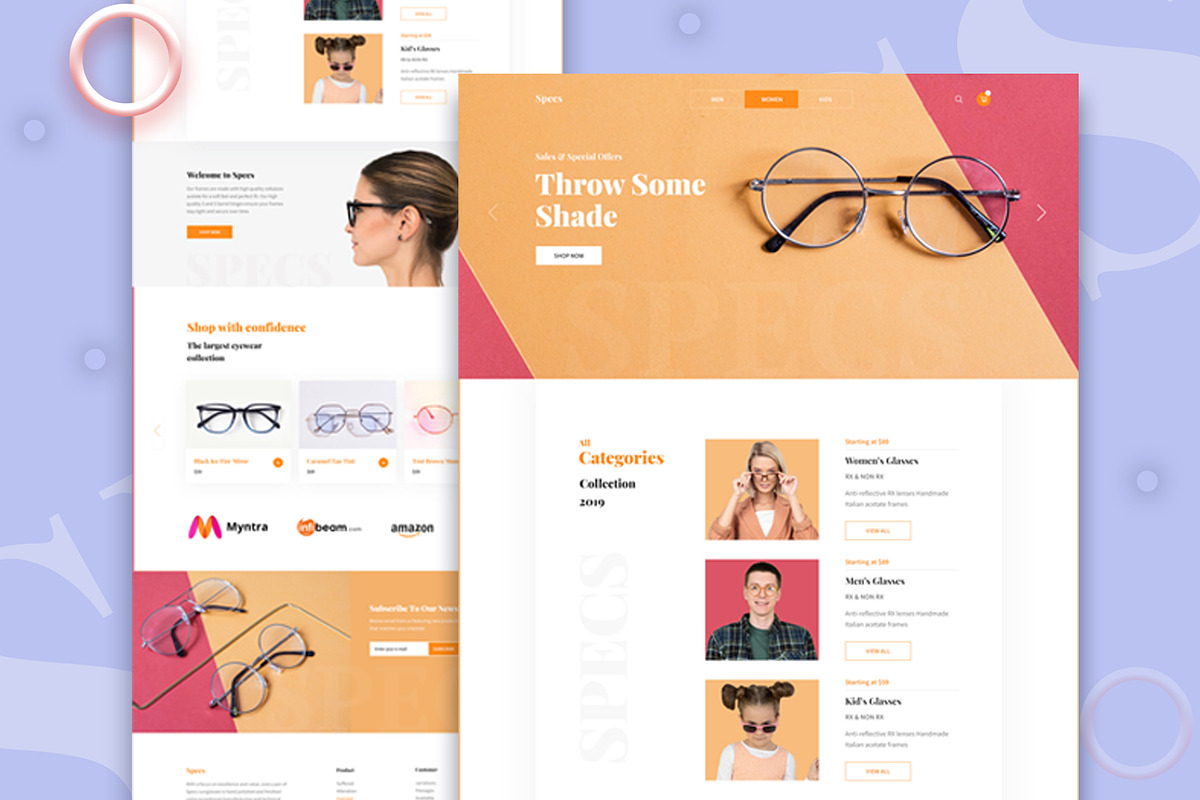 Specs E-commerce Landing Page in Landing Page Templates - product preview 8