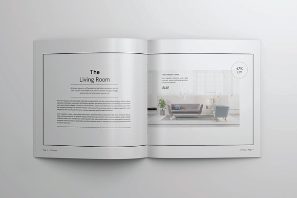 Catalogue Template Vol.1 in Brochure Templates - product preview 4