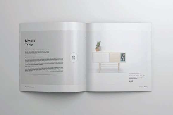 Catalogue Template Vol.1 in Brochure Templates - product preview 5
