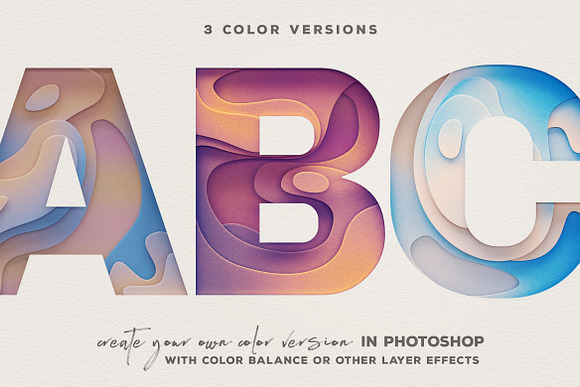 Color Paper - 3D Lettering in Graphics - product preview 1