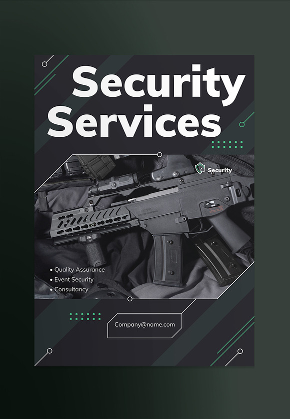 Security Services Print Pack in Invitation Templates - product preview 9
