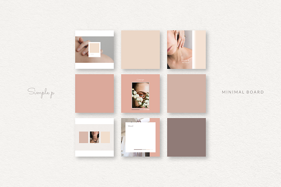 Rose Mood Board Pack in Instagram Templates - product preview 2