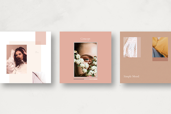 Rose Mood Board Pack in Instagram Templates - product preview 4
