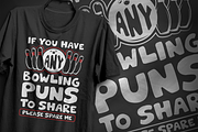 Bowling puns - Typography Design